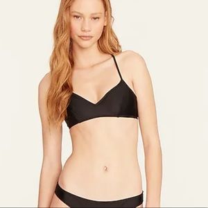 NWT J Crew cross-back French bikini top